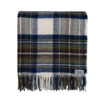 WOOOL Decke - TARTAN (Muted Blue Dress Stewart) – Bild 2